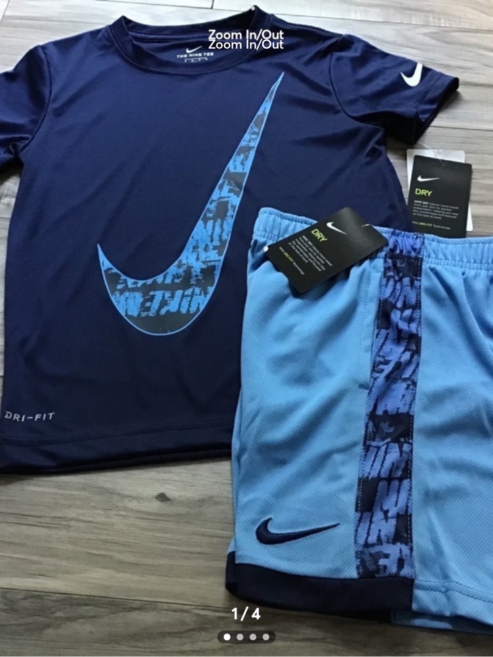 Nike DRIFIT Boys Tee & Shorts outfit size 6(NWT) ~PRICE FIRM, NO OFFERS~